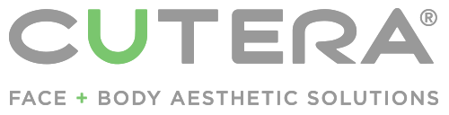 cutera-logo-with-tgline Cutera logo with tag line Face Body Aesthetic Solutions.